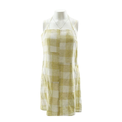 Yellow Check Mini Dress