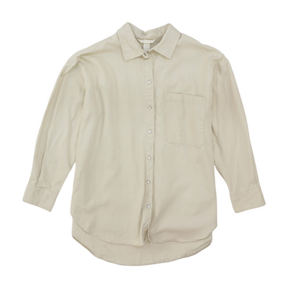 Beige Button Down