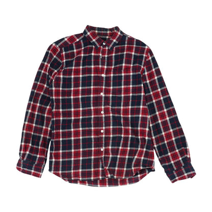 Red Plaid Flannel Button Down