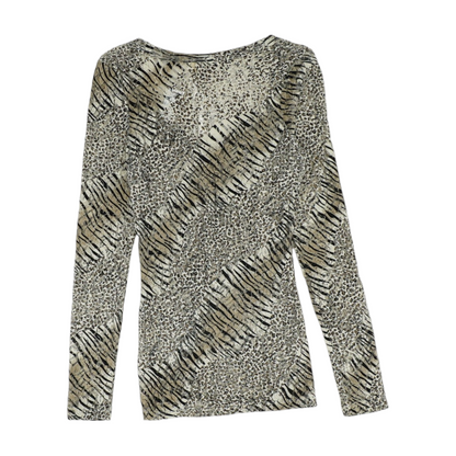Multi Animal Print Blouse