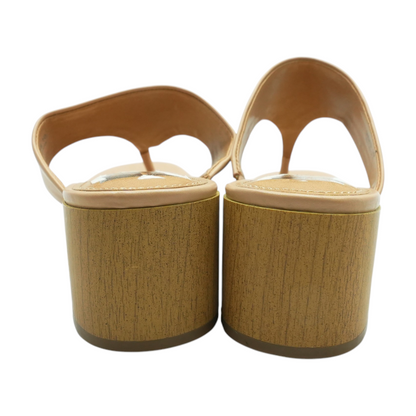 Nude Heeled Sandals