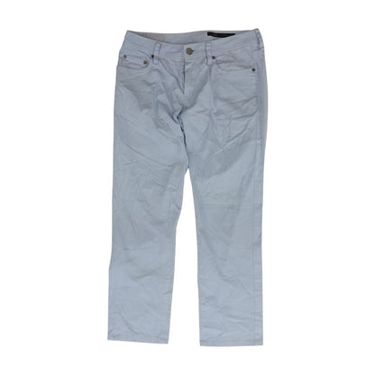 Blue Solid Pants