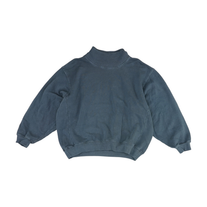 Green Solid Sweatshirt Pullover