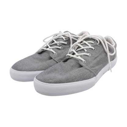 Gray Lace-Up Casual Shoes