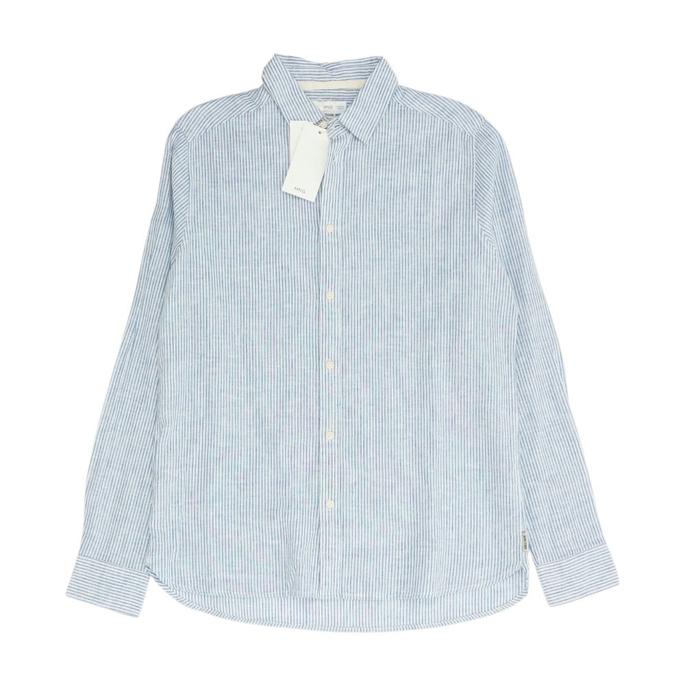 Blue Striped Button Down