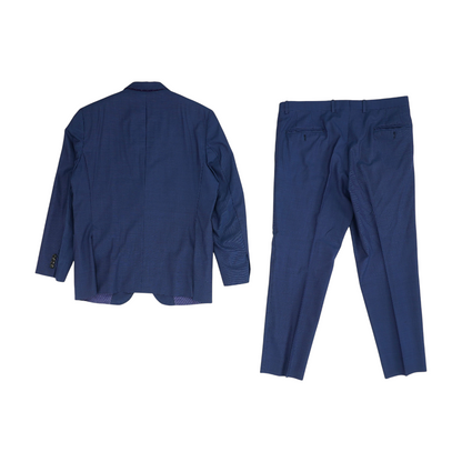 Silver Short Solid Suit