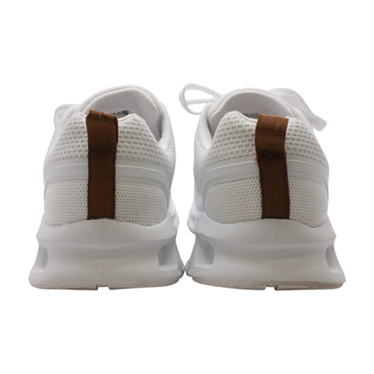 White Low-Top Athletic Shoes
