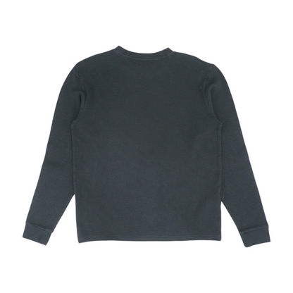 Black Solid Pajama Top