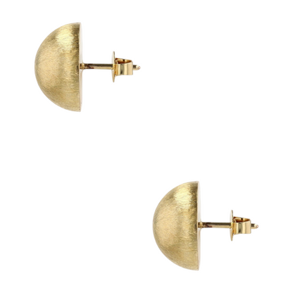 18K Yellow Gold Stud Earrings