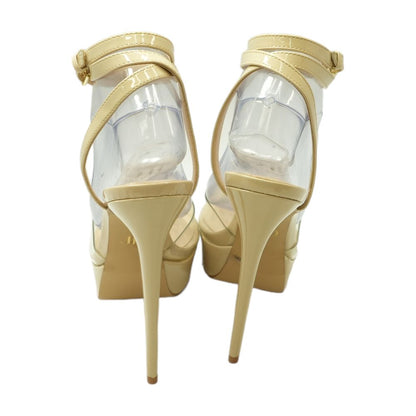Junnie Khaki Platform Heels