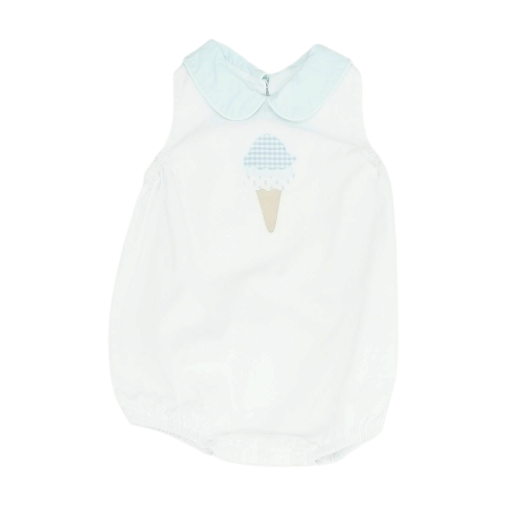 Hannah Kate White Polka Dot Sleeveless One-Piece – Image 1