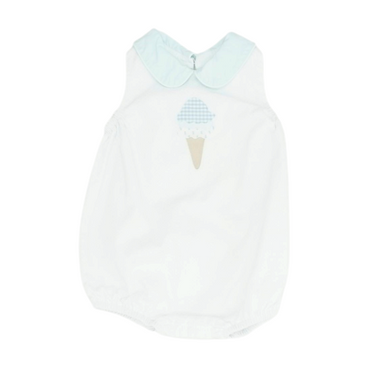 Hannah Kate White Polka Dot Sleeveless One-Piece – Image 1