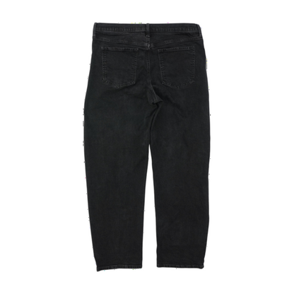 Black Tall Wide Leg Jeans