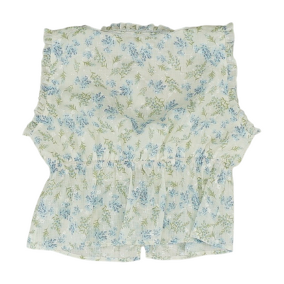 White Floral Blouse