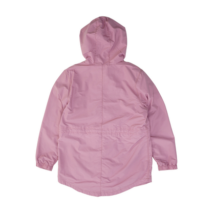 Pink Solid Rain Jacket