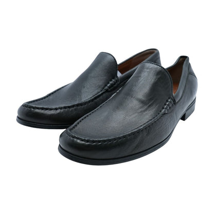 Black Leather Loafer Dress Shoes