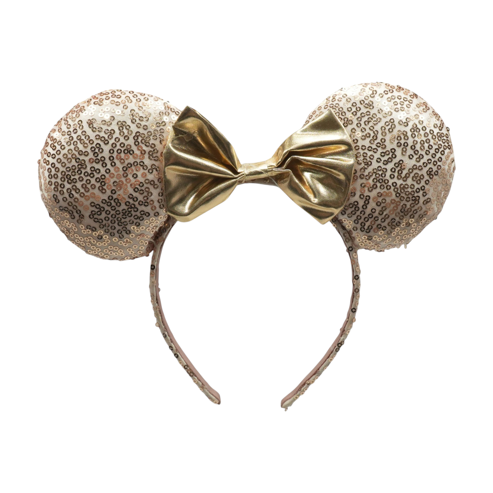 Rose Gold Bow Ears Headband