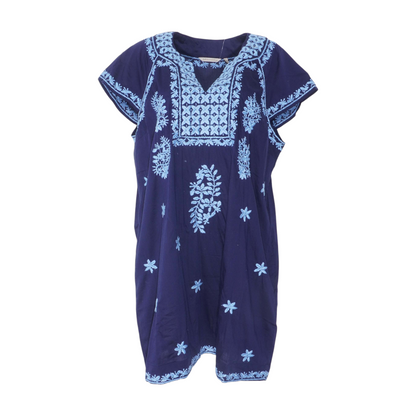 Navy Plus Floral Mini Dress