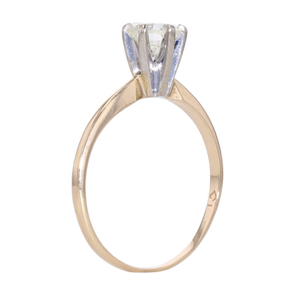 5/8 ctw 14K Two-Tone Gold Diamond Engagement Ring
