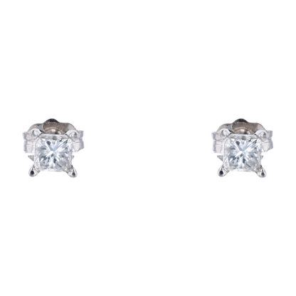 1/3 ctw 14K White Gold Diamond Stud Earrings