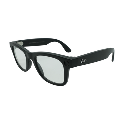 Black Meta Wayfarer Smart Glasses