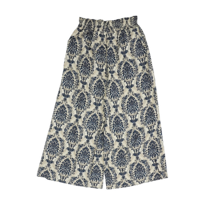 Beige Abstract Pants