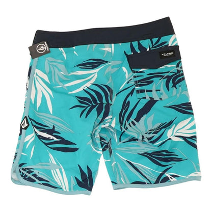 Turquoise Tropical Swim Bottom