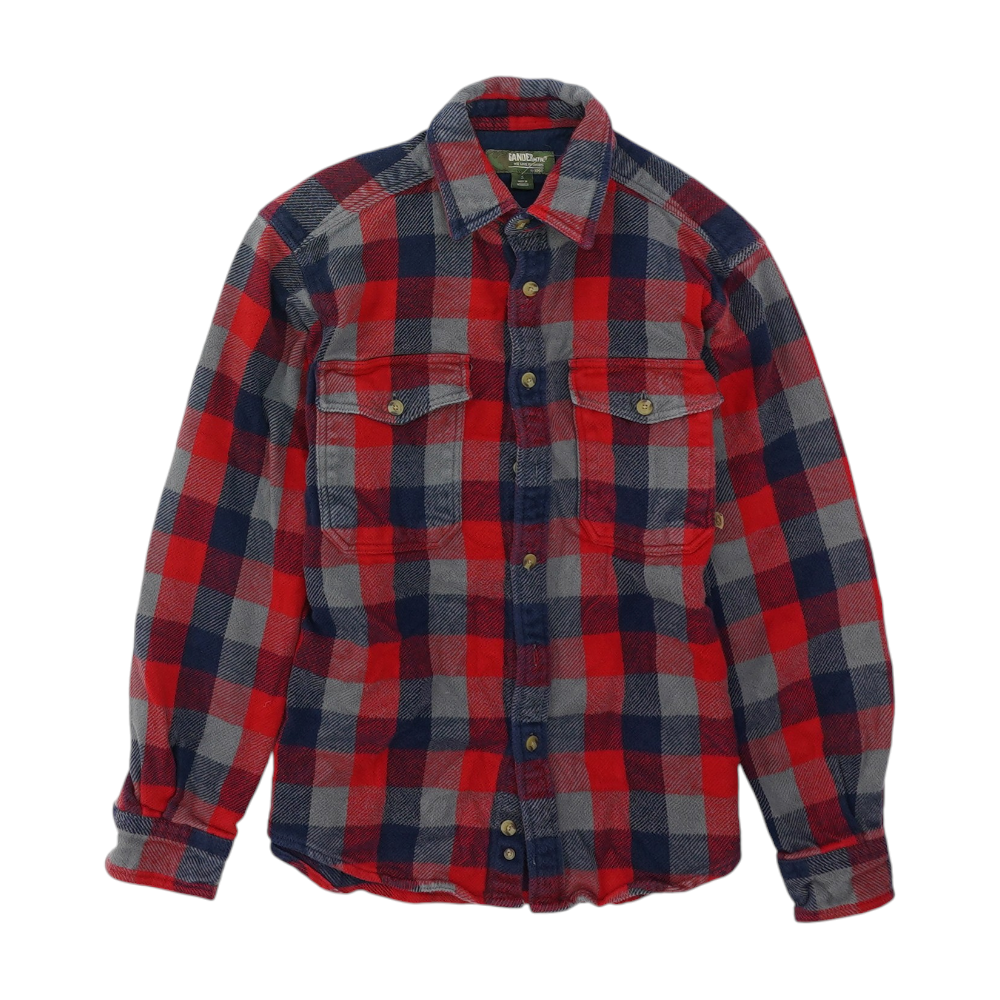 Red Check Flannel Button Down