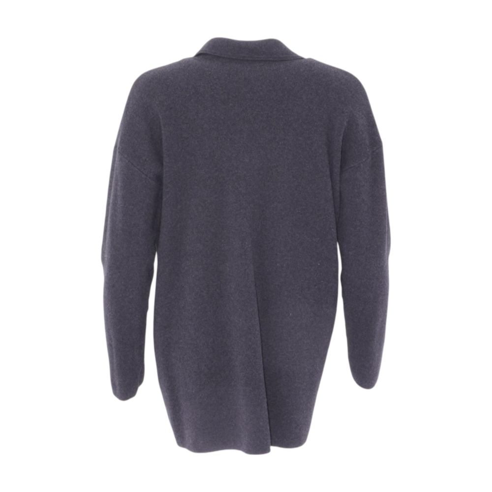 Charcoal Cardigan Sweater