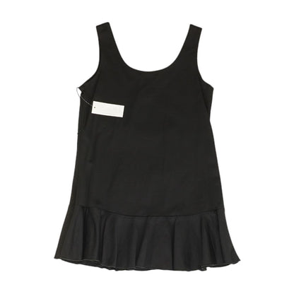 Black Solid Sleeveless Blouse