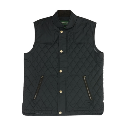 Black Solid Active Vest