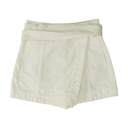 White Mini Skort