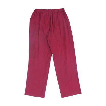 Red Solid Pajama Bottom