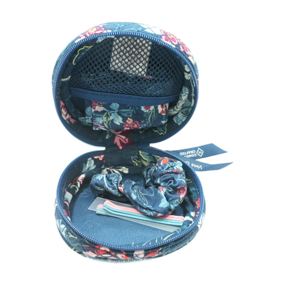 Navy Hair Accessories Bag
