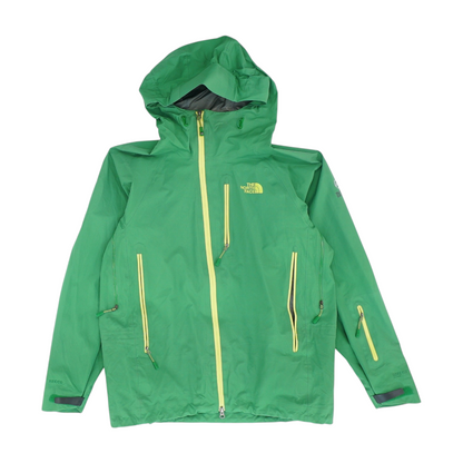 Green Solid Rain Jacket