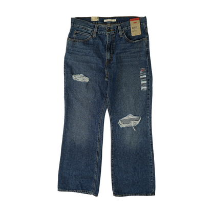 Blue Bootcut Jeans