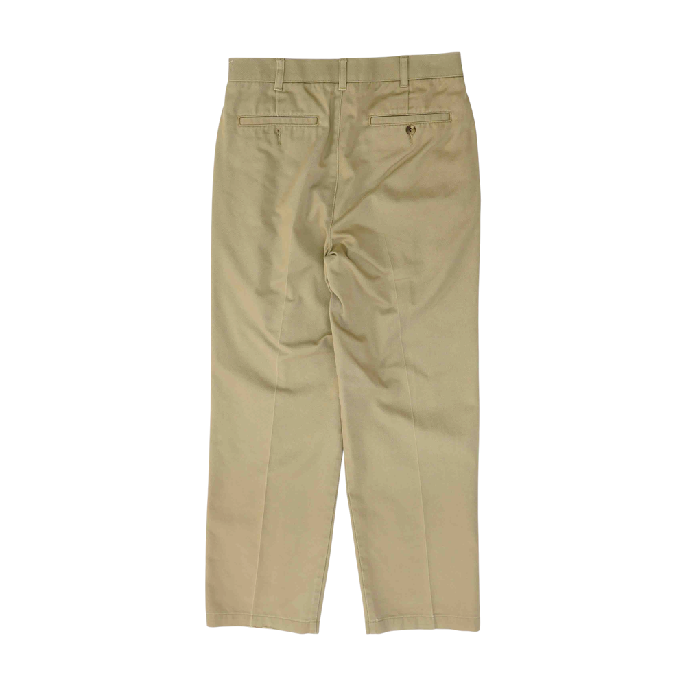 Khaki Straight Pants