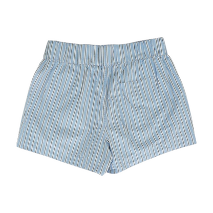 Blue Striped Chino / Khaki Shorts