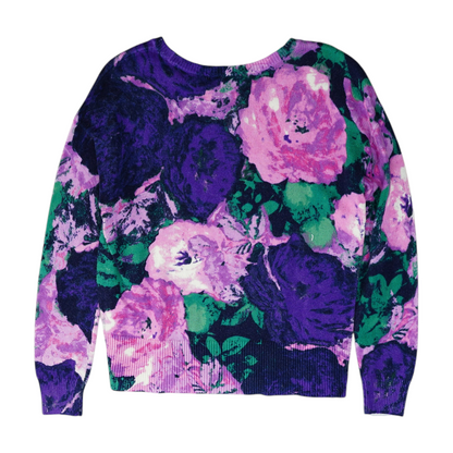Multi Floral Pullover Sweater