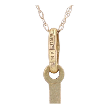14K Yellow Gold Pendant Necklace