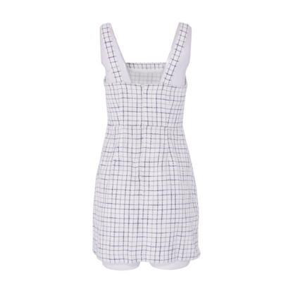 Abercrombie & Fitch White Check Mini Dress – Image 2