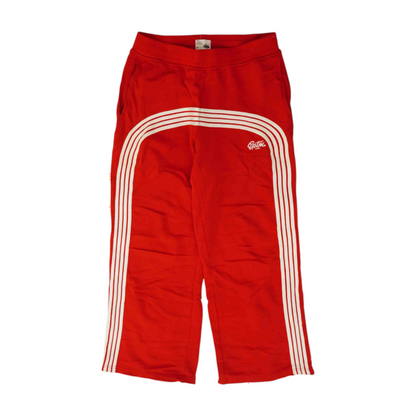 Red Striped Wide Leg Pants