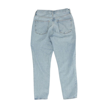 Blue High Rise Regular Jeans
