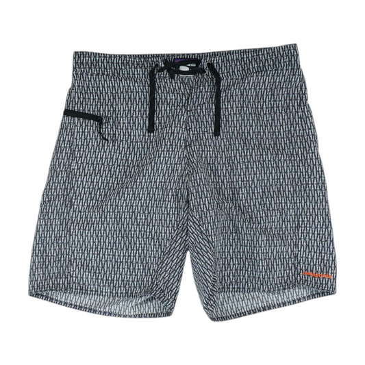 Gray Print Swim Bottom