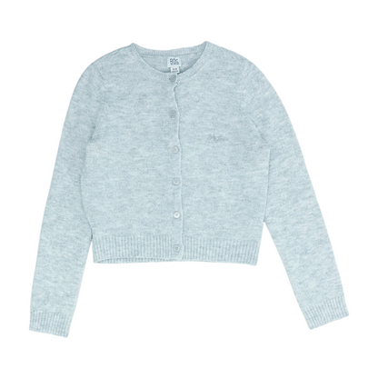 Gray Cardigan Sweater