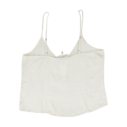 Beige Solid Pajama Top