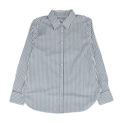 White Striped Button Down
