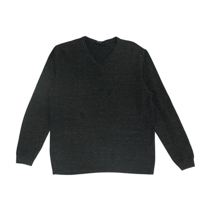 Charcoal Solid Pullover Sweater