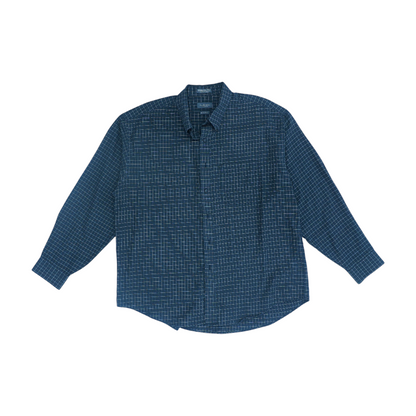 Black Check Long Sleeve Button Down