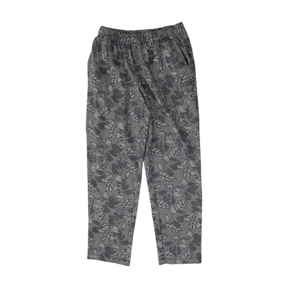 Navy Print Pants